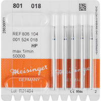 Diamanten 801, gyémántcsiszoló, kék, ISO 018, HP, 5 darab