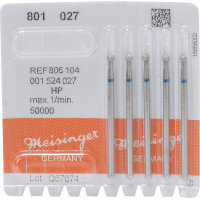 Diamanten 801, gyémántcsiszoló, kék, ISO 027, HP, 5 darab