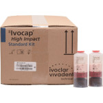 SR Ivocap High Impact (S) (Kit), Fogsor-műanyag, világos, sima, Melegkötő műanyag, 50 darab