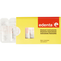 Diamanten W801, gyémántcsiszoló, piros, ISO 014, FG, 3 darab Diamanten W801, gyémántcsiszoló, piros, ISO 014, FG, 3 darab