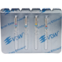 Mtwo (16 ¦ 21 mm) (4-6 %) (ISO 10-25), Gyökércsatorna reszelő (kézzel), Könyökdarab (CA, Ø 2,35 mm, ISO 204) ISO 10-25 sterilen csomagolva, forgó, Nikkel-titán, 16 - 21 mm, 4x1 darab