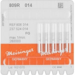 Diamanten 809R, gyémántcsiszoló, kék, ISO 014, FG, 5 darab