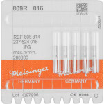 Diamanten 809R, gyémántcsiszoló, kék, ISO 016, FG, 5 darab