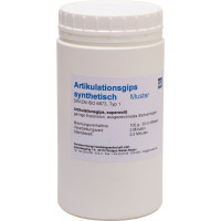 Artikulationsgips synthetisch - Muster 1 kg Spezialgips weiß - 90157