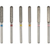 Circone (850) (ISO 23) (2°), Parallelfrézer, Turbina (FG, Ø 1,6 mm, ISO 314) ISO 23 Kónusz, ISO-Forma 199, Gyémánt - Fém, 2°, 6x1 darab