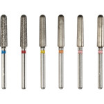 Circone (850) (ISO 23) (1°), Parallelfrézer, Turbina (FG, Ø 1,6 mm, ISO 314) ISO 23 Kónusz, ISO-Forma 199, Gyémánt - Fém, 1°, 6x1 darab