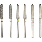 Circone (850) (ISO 23) (2°), Parallelfrézer, Turbina (FG, Ø 1,6 mm, ISO 314) ISO 23 Kónusz, ISO-Forma 199, Gyémánt - Fém, 2°, 6x1 darab