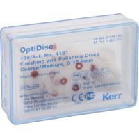 OptiDisc®, polírozó korong, utántöltő, Ø 15,6 mm, durva-medium, 100 darab