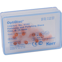 OptiDisc®, polírozó korong, utántöltő, Ø 15,6 mm, finom, 100 darab