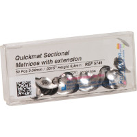 Quickmat DELUXE - utántöltő csomag 50 Teilmatrizen Stärke 0,04 mm, bombiert, mit Ausdehnung, Molar - 5746