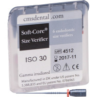 Soft Core Prüfstifte - Packung 6 Stück ISO 030 - SSV6/30