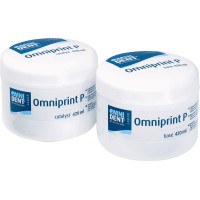 Omni (Omniprint) (Putty), Laborszilikon (Putty), nagyon magas konzisztencia, gyúrható, A-szilikon (VPS), 1:1, 2x1 darab