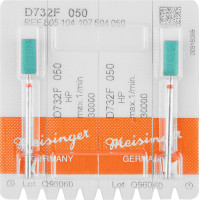 Csiszoló (ISO 50), Kézidarab (HP, Ø 2,35 mm, ISO 104, 44,5 mm) ISO 50 extra finom, extra finom, 2 darab