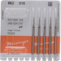 Diamanten 862, gyémántcsiszoló, kék, ISO 010, HP, 5 darab