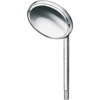 Mundspiegel - 1 db, Ø 18 mm, méret 2, Rhodium - 42-704-18-04