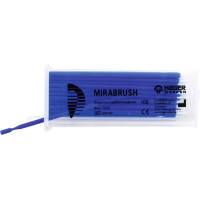 MIRABRUSH® - 100 darabos csomag, kék, 11 cm, flach - 605461