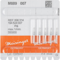 Mikro-Diamant M889, gyémántcsiszoló, kék, ISO 007, FG, 5 darab