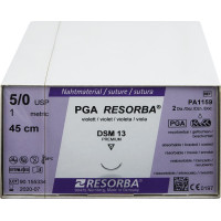 RESORBA® PGA - 24 darabos csomag, , lila, 45 cm, DSM13, USP 5/0 - PAN 1159