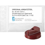 S-U-Acrylmat Schaltknebel - Stück rot - 950610040