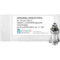S-U-Acrylmat Absperr- und Entlüftungsventil - Stück ohne Knebel - 950610029