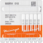 Diamanten 809R, gyémántcsiszoló, fekete, ISO 018, FG, 5 darab
