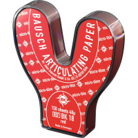 Occlusionspapier Arti-Check® 40 µ - Spenderbox 150 Bogen piros, Hufeisenform, BK 18 - BK 18 Occlusionspapier Arti-Check® 40 µ - Spenderbox 150 Bogen piros, Hufeisenform, BK 18 - BK 18