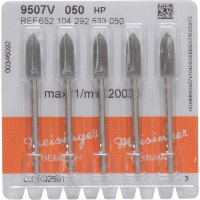 Universalpolierer 9507, polírozó, univerzális, fekete ISO 050, HP, 5 darab