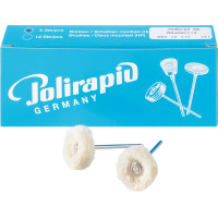 Miniaturbürsten Garn - Packung 12 Stück HP, Baumwollgarn doppelt, Ø 19 mm - MBH 30 211