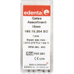 Gates 180, gyökércsatorna tágító Sortiment, 15 mm, RA, 6 darab