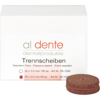 Csiszolókőrongok, szereletlen ISO 350 Korong, barna, 3 mm, 50 darab