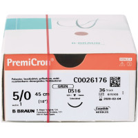 PremiCron® - 36 darabos csomag, zöld DS16, 45 cm, USP5/0 - C0026176