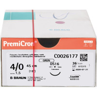 PremiCron® - 36 darabos csomag, zöld DS16, 45 cm, USP4/0 - C0026177