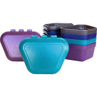 Prothesen-Boxen - Packung 12 Stück farblich sortiert - 30X800