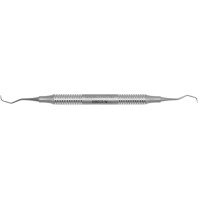 KKD® mf EASY CLEAN Gracey Küretten - 1 db, Figur 3/4 für felső, für alsó, Frontzahnbereich, mittlere Abwinkelung - 14402