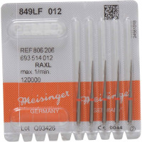 Diamanten 849L, gyémántcsiszoló, piros, ISO 012, RAXL, 5 darab