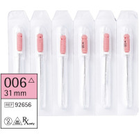 Omni (31 mm) (ISO 6), K-Fúró, Fogantyú - műanyag ISO 6 sterilizálható 200°C-ig, ISO színkódolt, Nemesacél, 31 mm, 6 darab