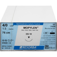 MOPYLEN® - 36 darabos csomag, , kék, 45 cm, DSM 11F, USP 6/0 - 71555