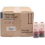 SR Ivocap High Impact (Pink-V Implant) (Kit), Fogsor-műanyag, rózsaszín, erezett, Melegkötő műanyag, 50 darab