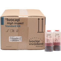 SR Ivocap High Impact (Pink-V Implant) (Kit), Fogsor-műanyag, rózsaszín, erezett, Melegkötő műanyag, 50 darab