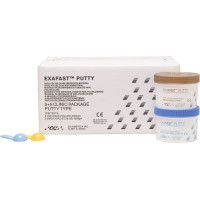 GC EXAFAST™ PUTTY - Klinikpackung 5 x 500 g Base, 5 x 500 g Katalysator, 2 Dosierlöffel - 137305