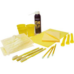 Monoart (Colour Line), Dental-szet, Karton, Egyszerhasználatos termék, sárga, 1 Csomag