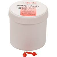 Viasz öntocsatorna (EM), Egyszerhasználatos termék, narancs, Műanyag, 8 mm, 200 darab