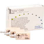 Telio (CAD), (19,0 x 15,4 x 39 mm) (Sirona) (B 40L) (Low Translucency) (A1), CAD/CAM-blokk (Műanyag), téglalap alakú, Polimetilmetakrilát (PMMA), 3 darab