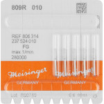 Diamanten 809R, gyémántcsiszoló, kék, ISO 010, FG, 5 darab