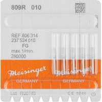 Diamanten 809R, gyémántcsiszoló, kék, ISO 010, FG, 5 darab