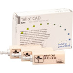 Telio (CAD), (19,0 x 15,5 x 55 mm) (Sirona) (B 55) (Low Translucency) (A1), CAD/CAM-blokk (Műanyag), téglalap alakú, Polimetilmetakrilát (PMMA), 3 darab