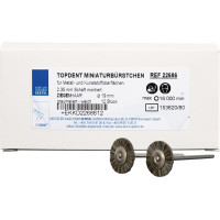 TOPDENT kecske hajkefe - csomagolási 12 darab hanga lágy, Ø 19 mm