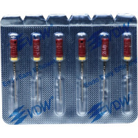 CC+File (363) (25 mm) (ISO 55), K-reszelő (kézzel), Fogantyú - műanyag ISO 55 sterilen csomagolva, ISO színkódolt, Nemesacél, 25 mm, 6 darab