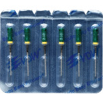 CC+File (363) (25 mm) (ISO 70), K-reszelő (kézzel), Fogantyú - műanyag ISO 70 sterilen csomagolva, ISO színkódolt, Nemesacél, 25 mm, 6 darab