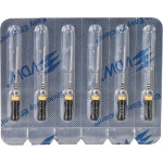 CC+File (363) (25 mm) (ISO 80), K-reszelő (kézzel), Fogantyú - műanyag ISO 80 sterilen csomagolva, ISO színkódolt, Nemesacél, 25 mm, 6 darab